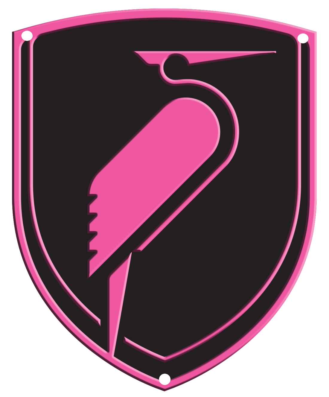 LCFC Beveled Tin Sign